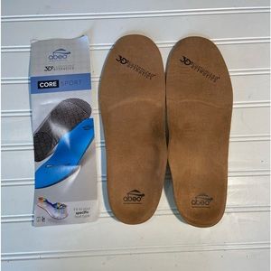 Abeo Men Size 10 New Orthotic Inserts 1 Pair 3D 3 Dimensional Digital Design